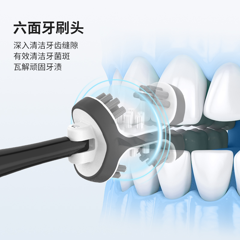 成人電動牙刷 六面牙刷
